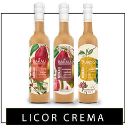 Licor Crema con Pisco Peruano y Cacao Marca Bakau
